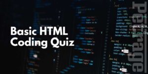 Basic HTML Coding Quiz - PETRAGE