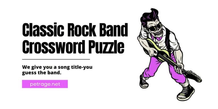 classic rock band crossword puzzle quiz petrage