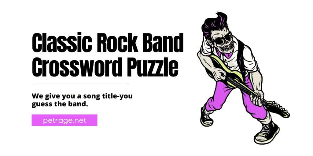 classic rock band crossword puzzle quiz petrage