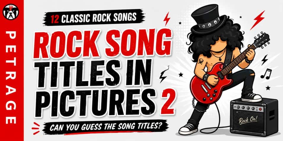 guess the classic rock song titles from the images part 2 petrage