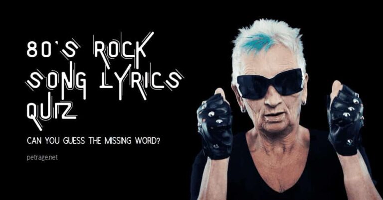 80s rock song lyrics quiz guess the missing word quiz petrage