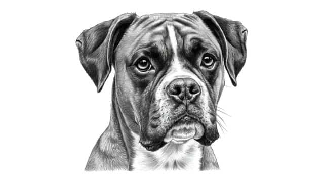 boxer dog drawing topper (3)