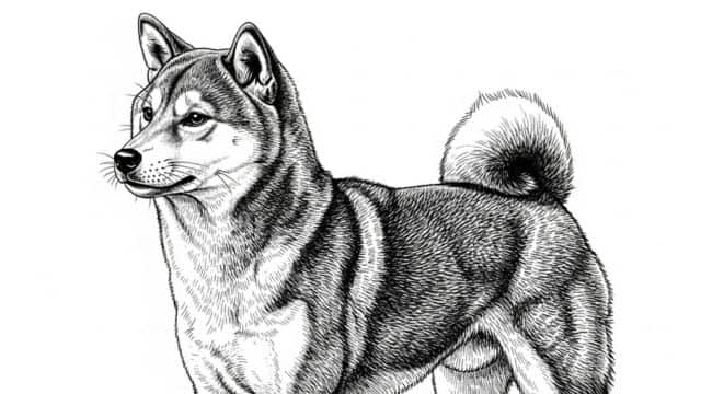  shiba inu drawing topper image