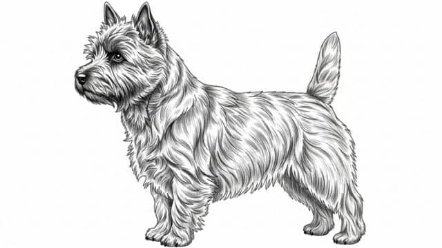 cairn terrier drawing topper image