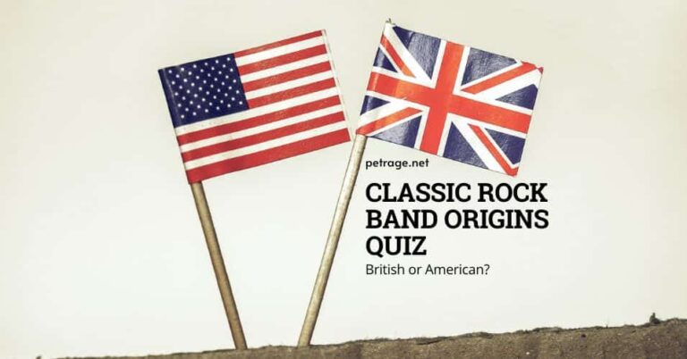 classic rock band origins quiz british or american petrage