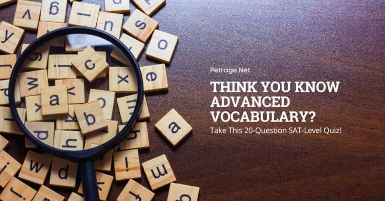 think you know advanced vocabulary take this 20 question sat level quiz petrage