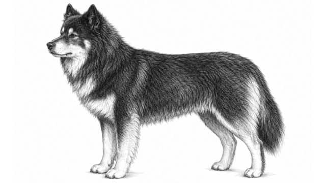 karafuto ken aka sakhalin husky dog breed topper image