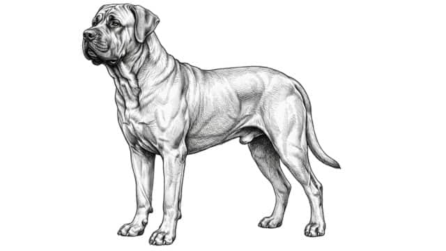 tosa inu topper image illustration
