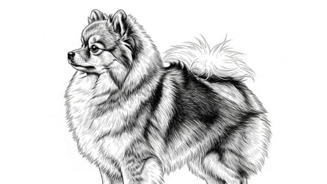 pomeranian dog topper image