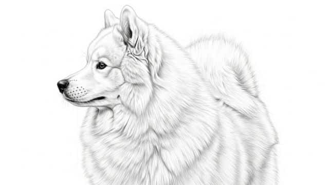 samoyed dog topper image